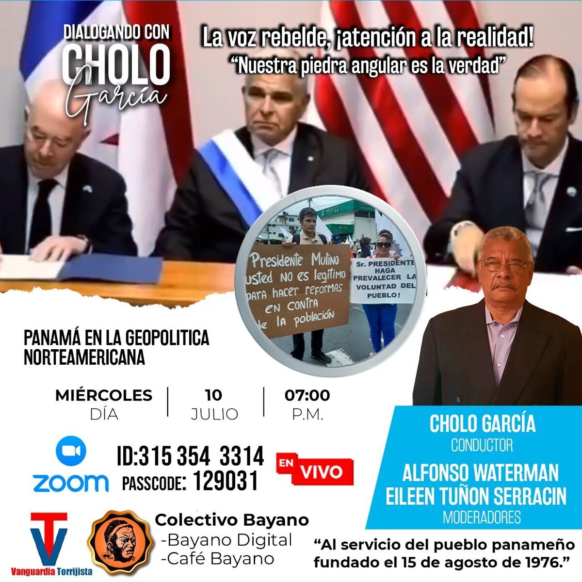 Геополитическое обсуждение в программе Dialogando con Cholo García